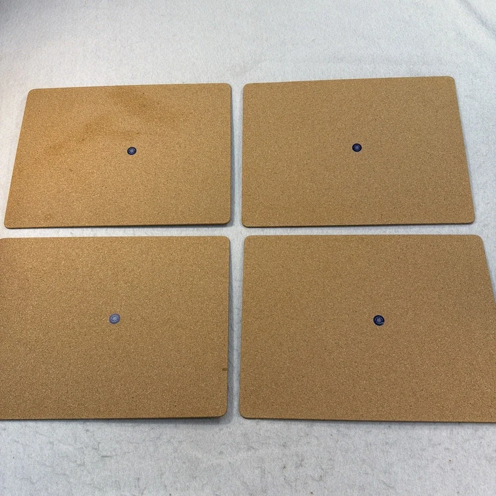 Set Of 4 Pimpernel Royal Horticulture Society Floral Cork Back Placemats England